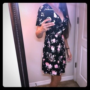 Xhilaration floral midi dress